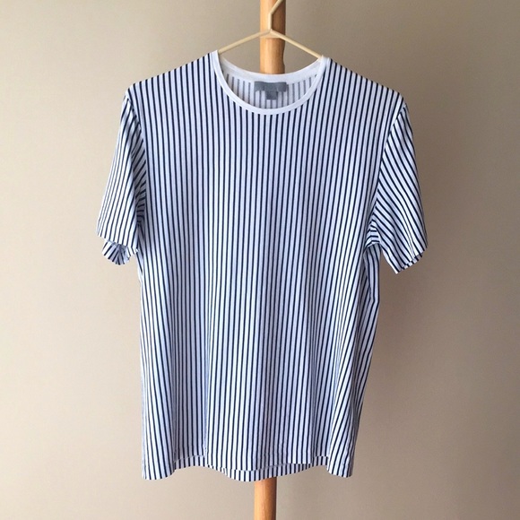 Men's COS Relaxed Fit Striped T-Shirt - Picture 4 of 7